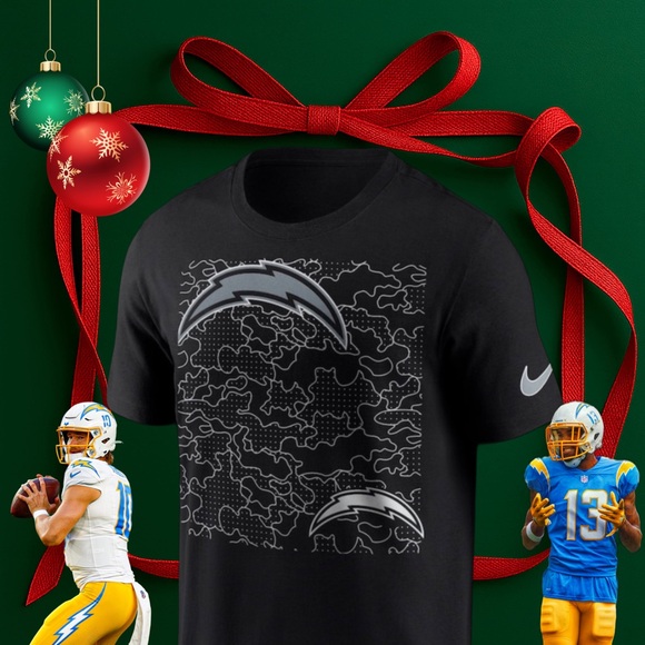 NEW - Men's Los Angeles Chargers Nike Bk RFLCTV T-Shirt Large “RARE” - Picture 9 of 9